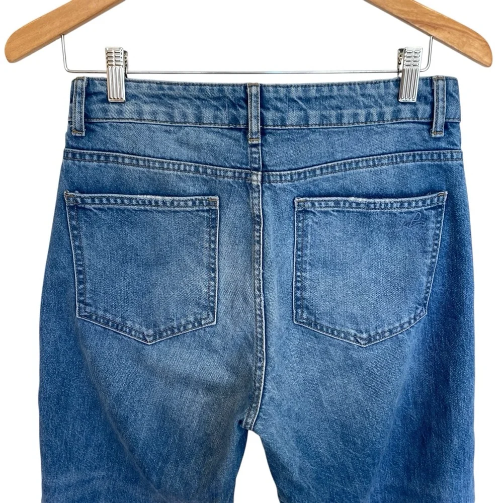 DL1961 Hepburn High Rise Wide Leg Jeans in Slate - Picture 6 of 12